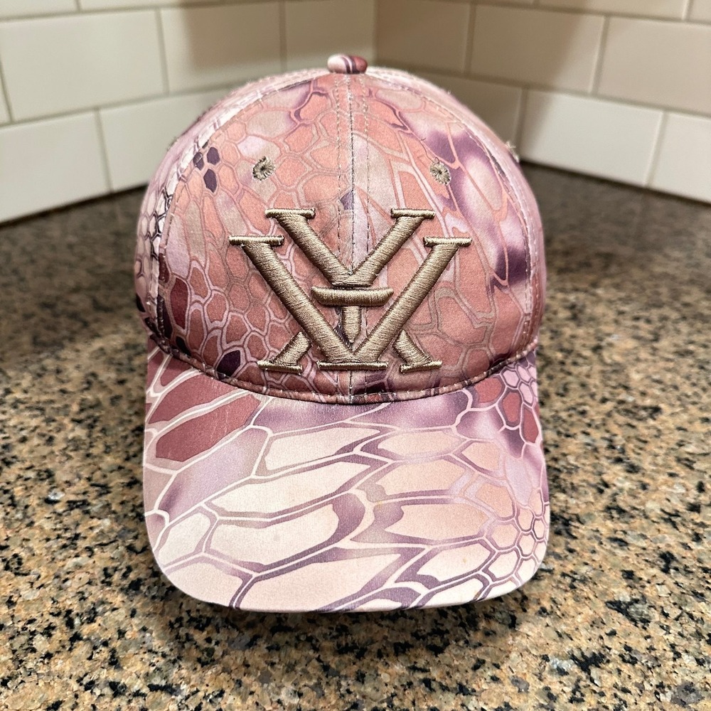 Vortex Outdoor Cap Baseball Hat  Strap Back Snake Print Camouflage
